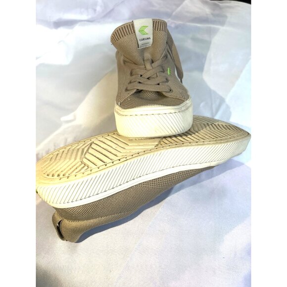 Cariuma OCA Low Canvas Sneakers Beige Tan Women’s 7.5 Sustainable Comfort - Picture 7 of 8